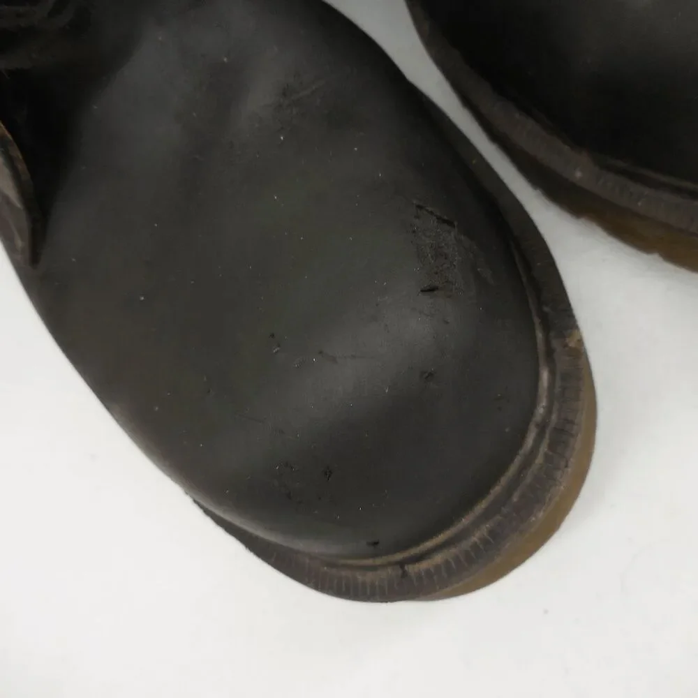 Vintage Dr. Martens Mens Black Original Made In England Oxford Shoes Size 8 90s - Picture 13 of 13